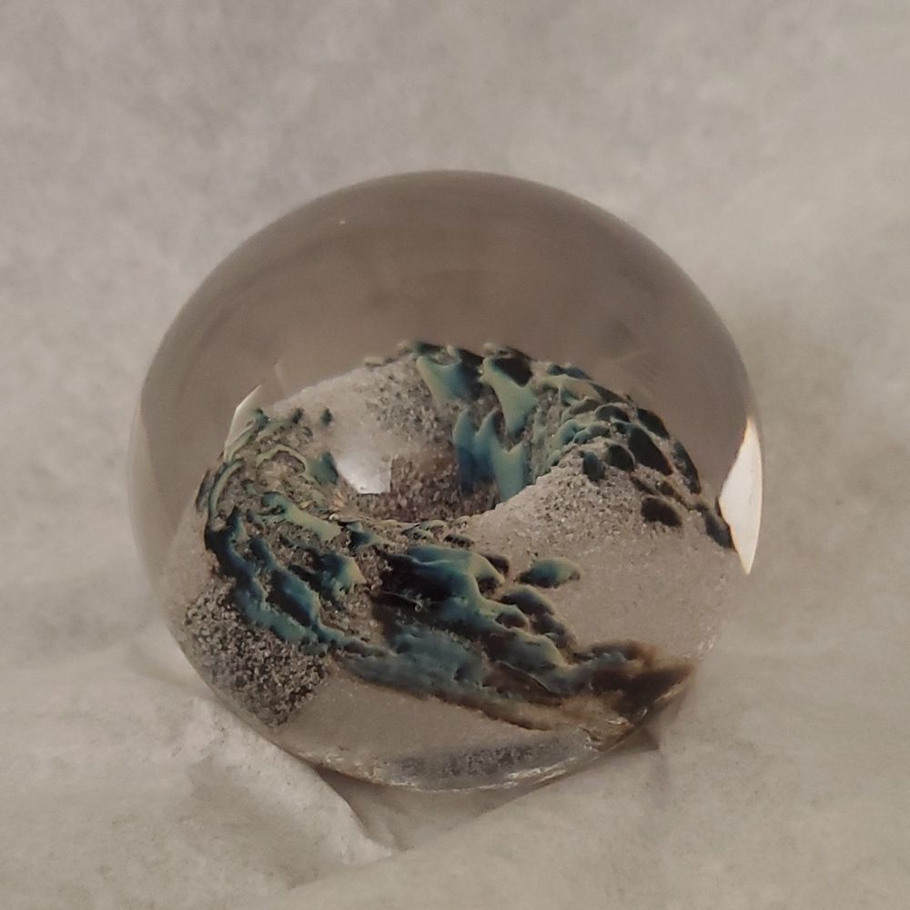Coral Swirl Paperweight